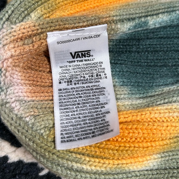 VANS, tie dye beanie!! - Picture 9 of 12